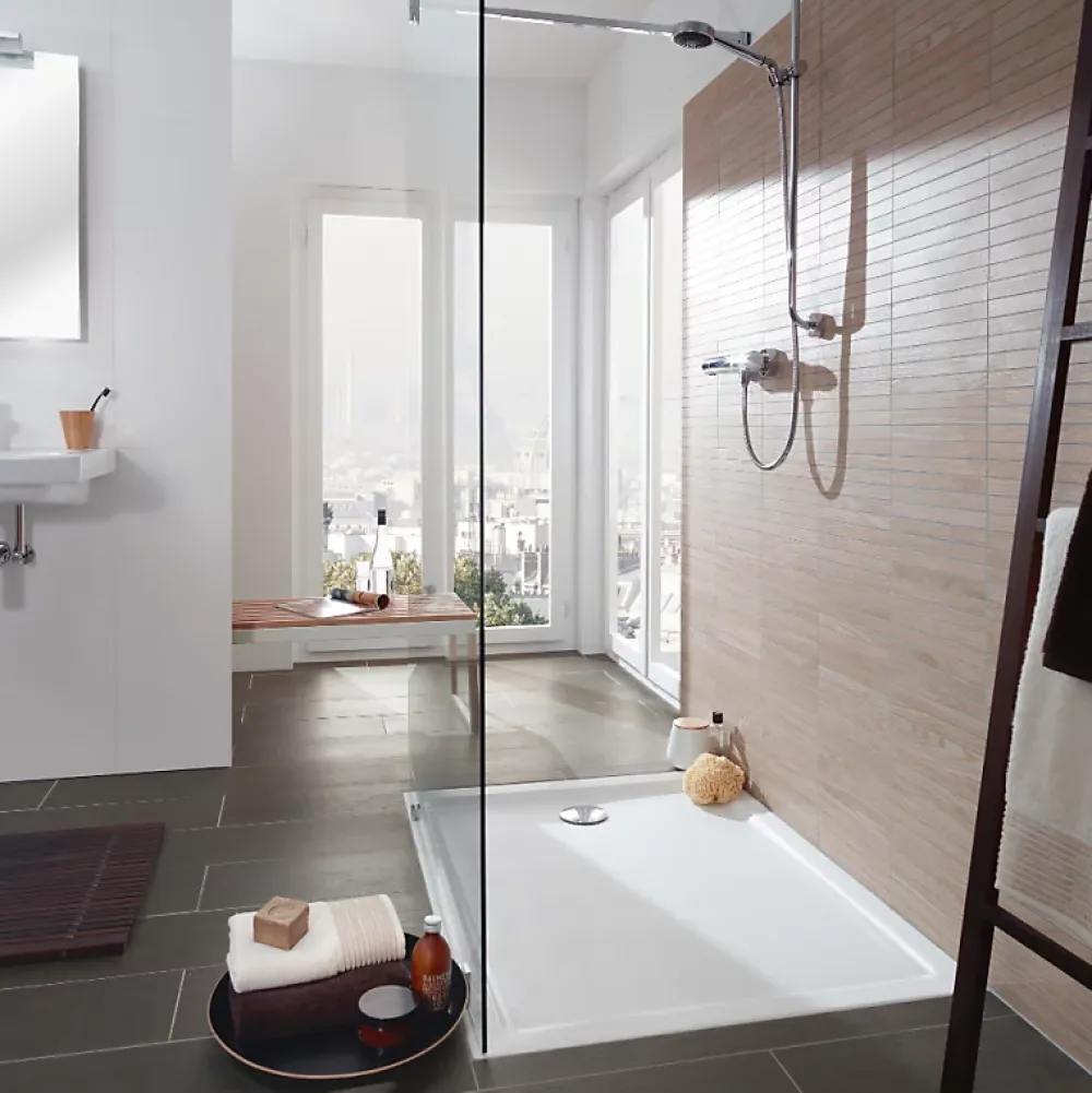 Receveur De Douche|Villeroy & Boch Receveur de douche antidérapant 140 x 90 VILLEROY ET BOCH Lifetime Plus céramique blanc + Bonde blanc