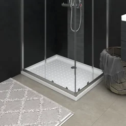 Receveur De Douche|Vidaxl Receveur de douche avec picots Blanc 90x70x4 cm ABS
