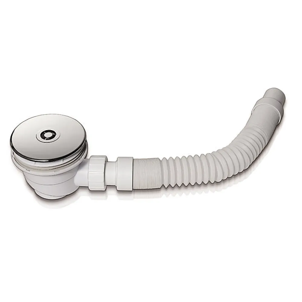 AICA Sanitaire Receveur de douche blanc 90x80x3 cm - Extra plat - Carré - Résine antidérapante avec le bonde de douche et siphon 90cm