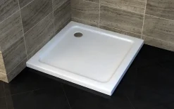 Receveur De Douche|Bernstein Receveur de douche carré - 90x90cm et système d'évacuation