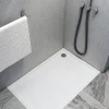 Receveur De Douche|Otitec Receveur de douche en acrylique blanc - rectangulaire - ZAHER - 100 x 90