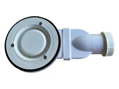 Receveur De Douche|Vente-unique Receveur de douche extra plat à poser ou à encastrer recoupable en résine SMC avec siphon - Blanc - 160 x 90 cm - LYROSA
