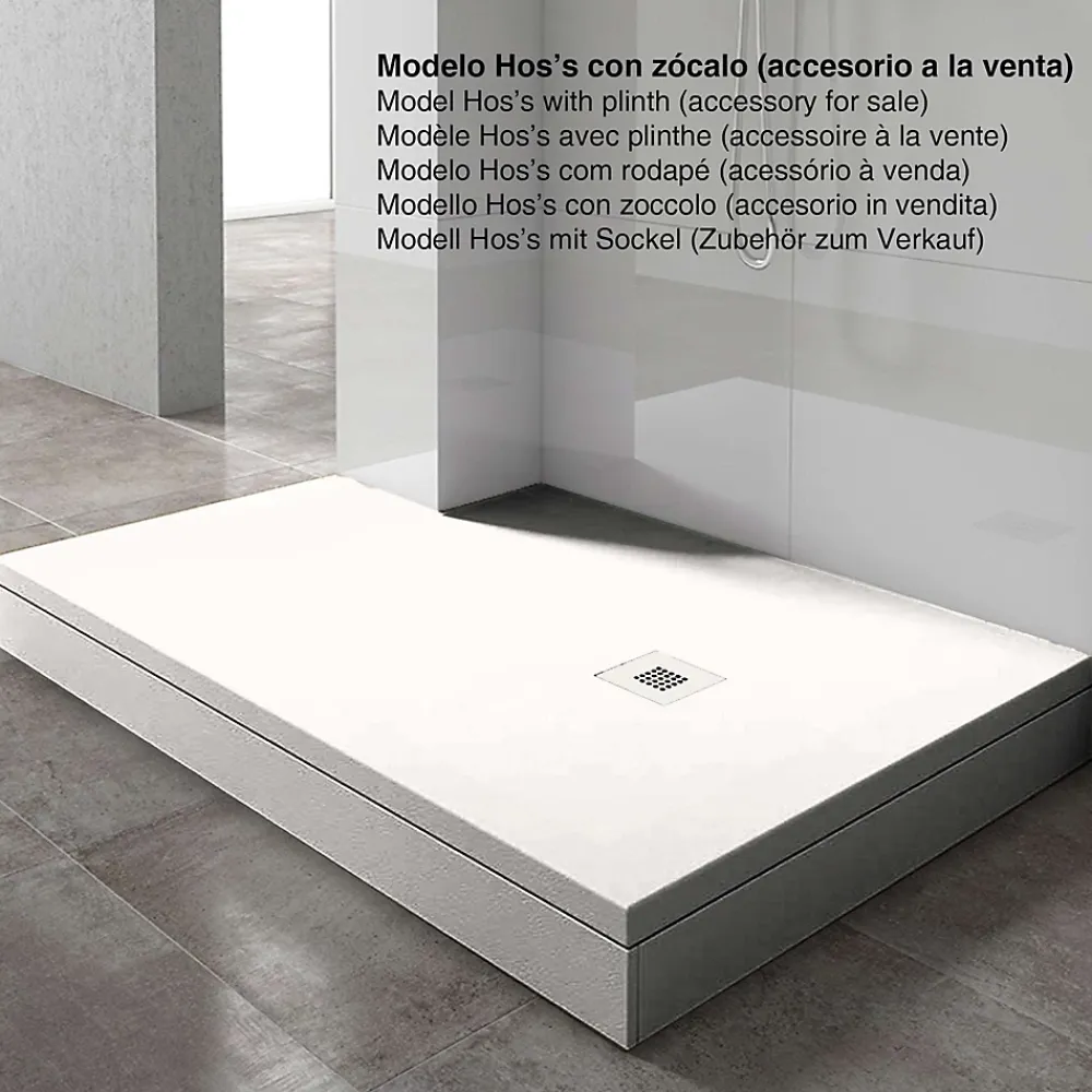 Receveur De Douche|Poalgi Receveur de douche extraplat blanc 70x90 cm Arena -