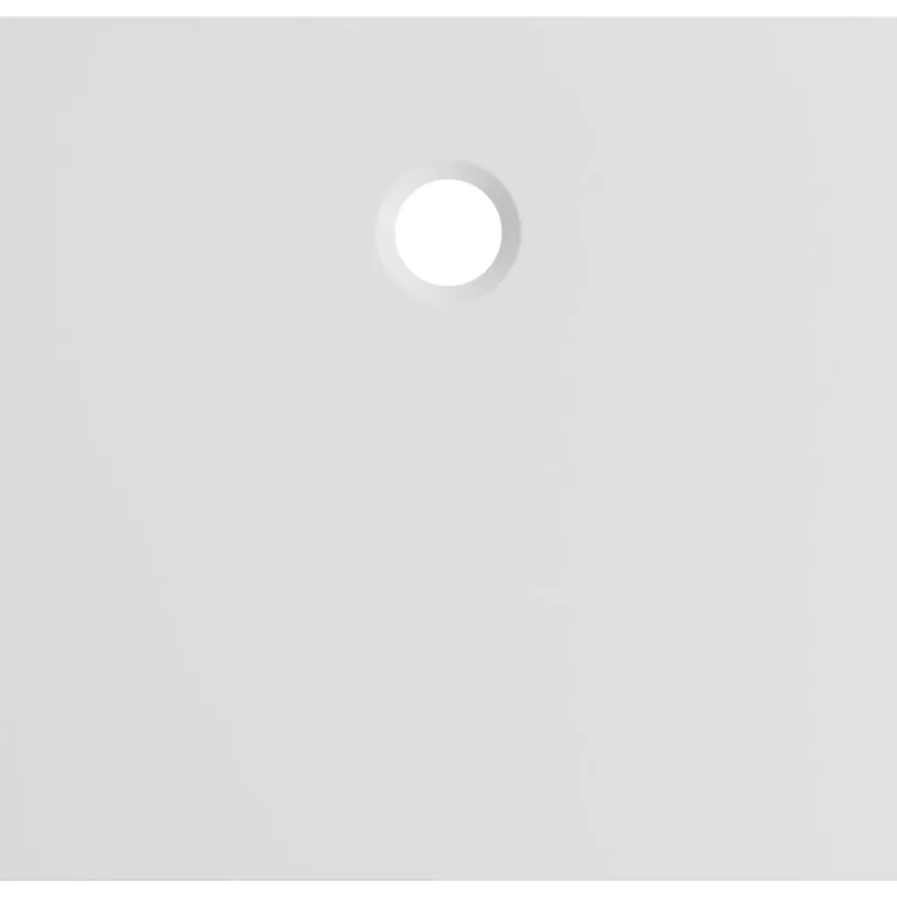 Receveur De Douche|GoodHome Receveur de douche extra-plat l.80 x L.80 cm blanc anti dérapant, Leira