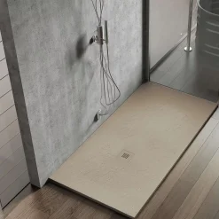 Poalgi Receveur de douche extraplat beige 80x170 cm Hos's -