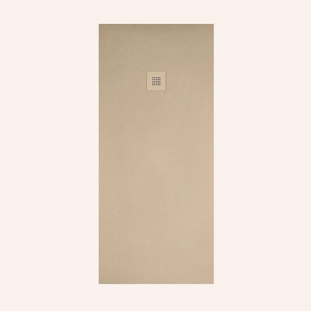 Poalgi Receveur de douche extraplat beige 80x170 cm Hos's -