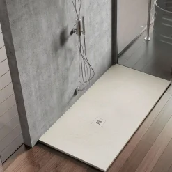 Receveur De Douche|Poalgi Receveur de douche extraplat blanc ivoire 90x100 cm Hos's -