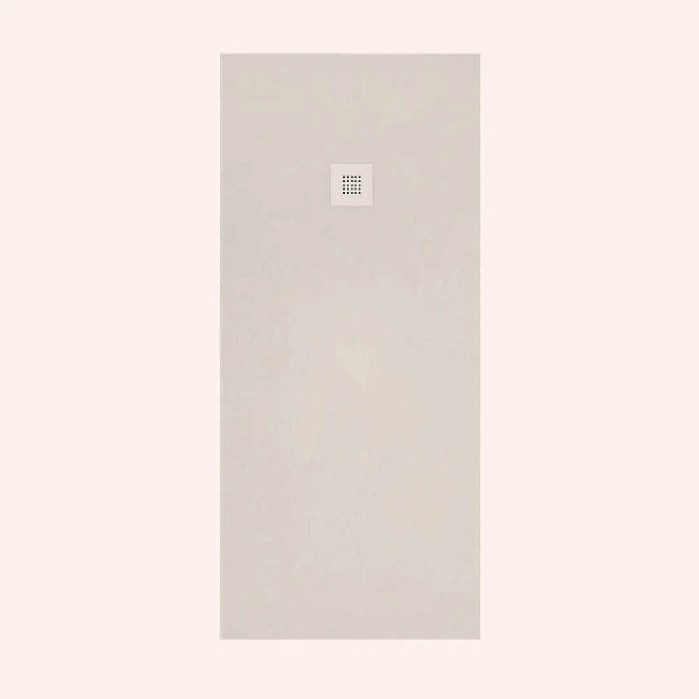 Receveur De Douche|Poalgi Receveur de douche extraplat blanc ivoire 90x100 cm Hos's -