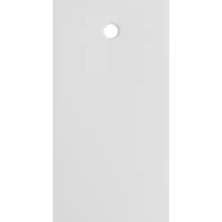 GoodHome Receveur de douche extra-plat l.80 x L.160 cm blanc anti dérapant, Leira