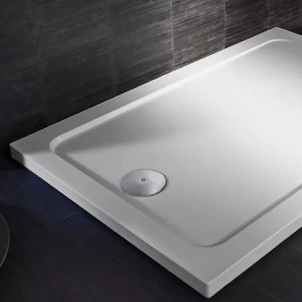 Receveur De Douche|Jacob Delafon Receveur de douche extra-plat 120 x 80 cm Flight Blanc