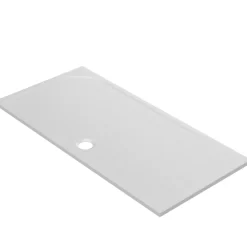 GoodHome Receveur de douche extra-plat l.90 x L.160 cm blanc anti dérapant, Limski