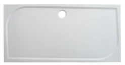 GoodHome Receveur de douche extra-plat l.90 x L.160 cm blanc anti dérapant, Limski