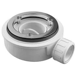 Lavaberg Receveur de Douche Extraplat 120x80cm Gris - Résine Minérale - Antidérapant - Effet Ardoise - Bonde Incluse -