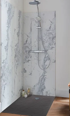 Jacob Delafon Receveur de douche extra-plat 90 x 160 cm anthracite Oscar
