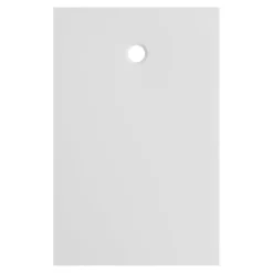 GoodHome Receveur de douche extra-plat l.90 x L.140 cm blanc anti dérapant, Leira