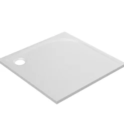 GoodHome Receveur de douche extra-plat l.90 x L.90 cm blanc anti dérapant, Limski