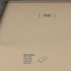 Poalgi Receveur de douche extraplat beige 90x100 cm Arena -