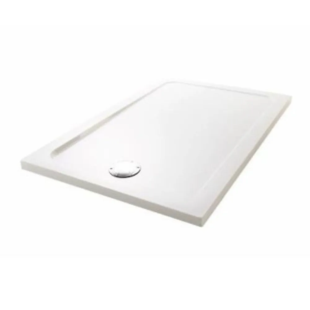 Jacob Delafon Receveur de douche extra-plat 100 x 80 cm Flight Blanc