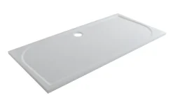 Receveur De Douche|GoodHome Receveur de douche extra-plat l.80 x L.160 cm blanc anti dérapant, Limski