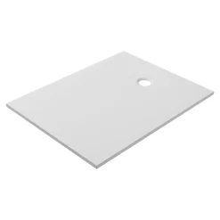 Receveur De Douche|GoodHome Receveur de douche l.90 x L.120 cm blanc antidérapant Leira