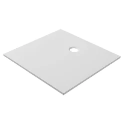 GoodHome Receveur de douche l.90 x L.90 cm blanc antidérapant Leira