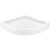 Receveur de douche quart de cercle à poser 80 x 80 cm, Dommel
