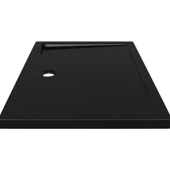 Receveur De Douche|Vidaxl Receveur de douche rectangulaire ABS Noir 70x100 cm