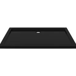 Receveur De Douche|Vidaxl Receveur de douche rectangulaire ABS Noir 70x100 cm