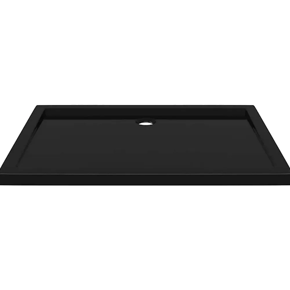 Receveur De Douche|Vidaxl Receveur de douche rectangulaire ABS Noir 70x100 cm