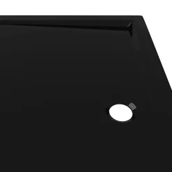 Receveur De Douche|Vidaxl Receveur de douche rectangulaire ABS Noir 70x100 cm
