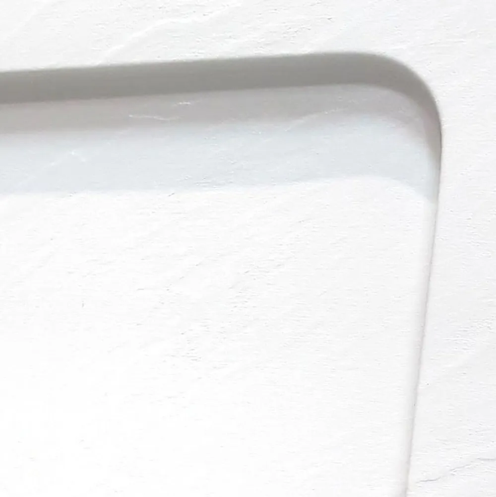 Receveur De Douche|Cuisibane Receveur de douche 100x80 cm acrylique extraplat CRYSTA - Blanc