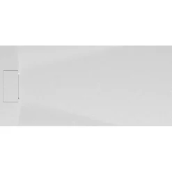 Schulte Receveur de douche 70x160 cm, blanc mat, Meg