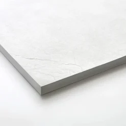 Kiamami Valentina Receveur De Douche 90X70 En Résine Blanche, Avec Douchette En Acier Assortie Muse