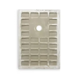 Kiamami Valentina Receveur De Douche 90X70 En Résine Blanche, Avec Douchette En Acier Assortie Muse