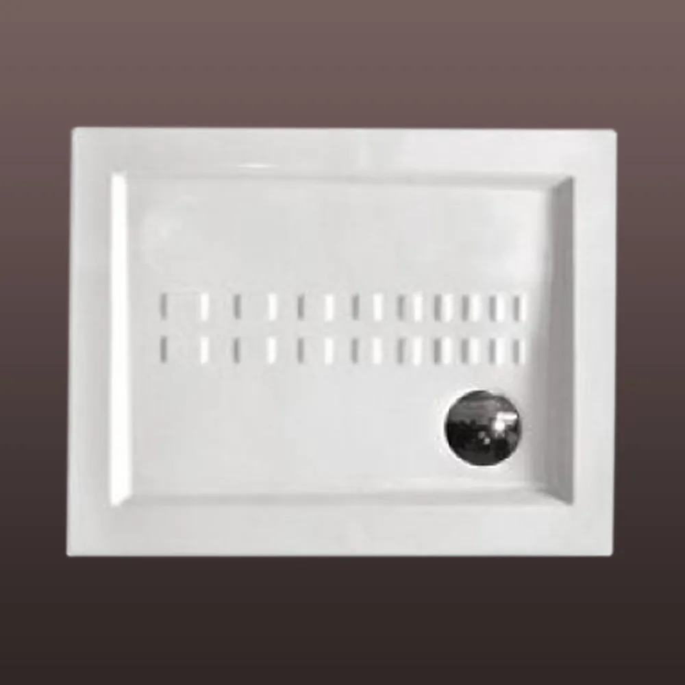 Receveur De Douche|Kiamami Valentina Receveur De Douche 70X90 Rectangulaire En Céramique Blanche H 5,5Cm - Ligne