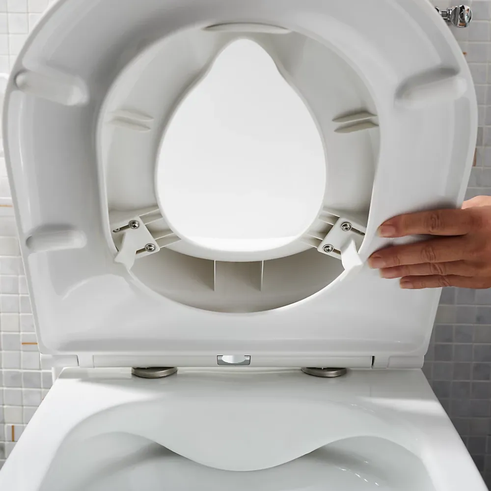Abattant Wc|GoodHome Reducteur Abattant WC Yalu blanc