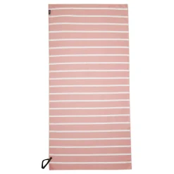 Gant De Toilette|Regatta - Serviette de plage motif/style rayé Rose p'le / Blanc (Taille unique)