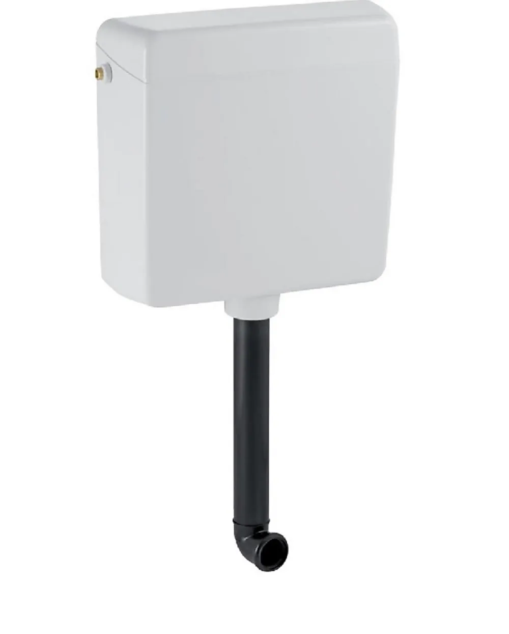 Wc Suspendu|Geberit RESERVOIR AP123 6/9L IND.DISSIMULE BLANC AVEC COUDE - RESERVOIR AP123 6/9L IND.DISSIMULE BLANC AVEC COUDE
