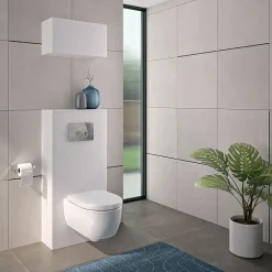 Geberit Réhausse 5 cm habillage blanc Lineo