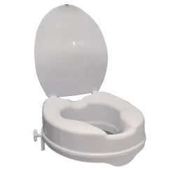 Godonnier Réhausse WC avec couvercle plastique blanc 10 cm