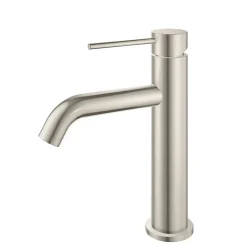 Robinet Lave-Mains|Dileci Robinet à bec court - Nickel brossé,Chrome -