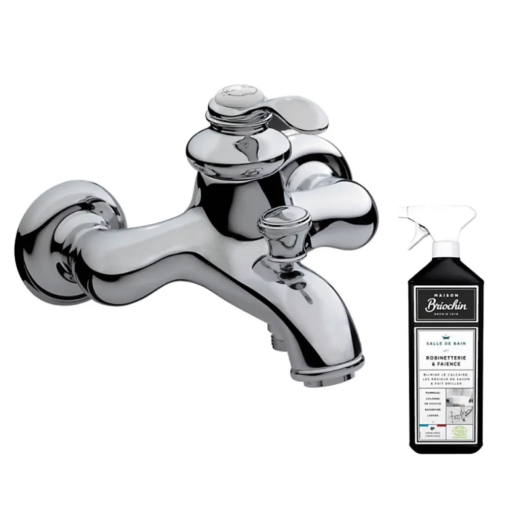Robinet De Baignoire|Jacob Delafon Robinet baignoire retro Fairfax + nettoyant briochin