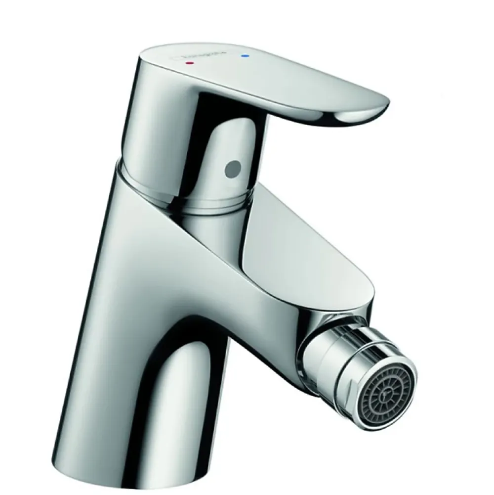 Hansgrohe Robinet bidet Focus Chromé avec tirette et vidage
