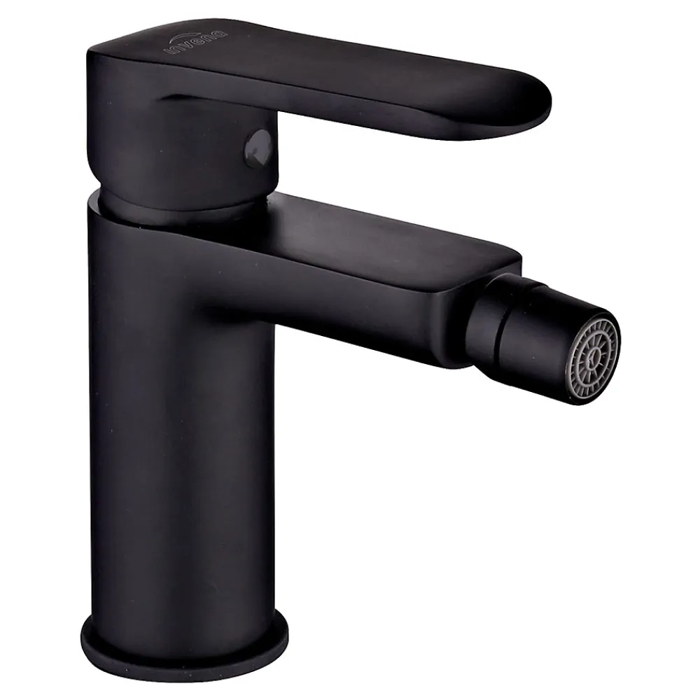 Invena Robinet Bidet Noir Monocommande