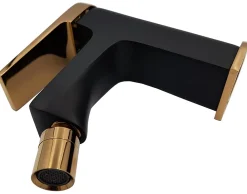 Invena Robinet Bidet Noir Monocommande Midnight