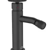 Laveo Robinet Bidet Noir Mural Monocommande Muro