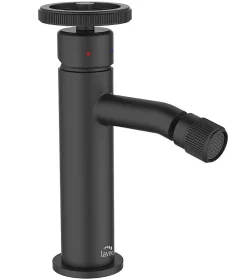 Laveo Robinet Bidet Noir Mural Monocommande Muro
