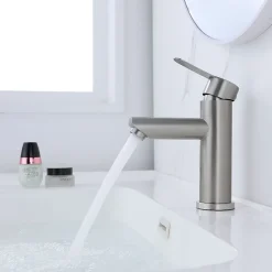 Robinet Lave-Mains|Dileci Robinet Compact lave-mains couleur Chrome -
