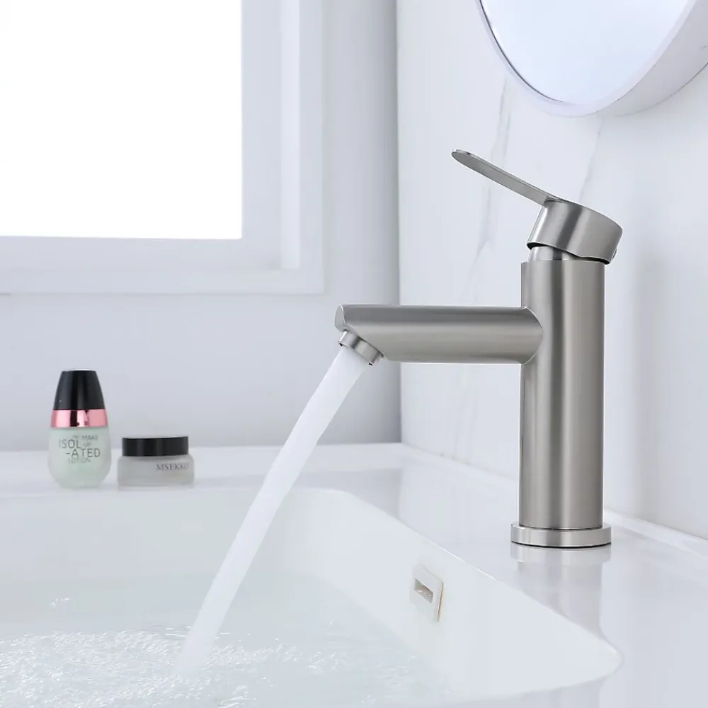 Robinet Lave-Mains|Dileci Robinet Compact lave-mains couleur Chrome -