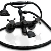 Rea Robinet de baignoire Retro Old Black